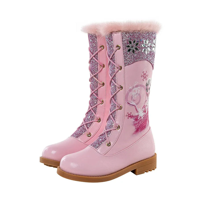 Elsa Print Long Boots