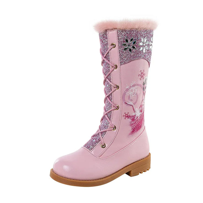 Elsa Print Long Boots