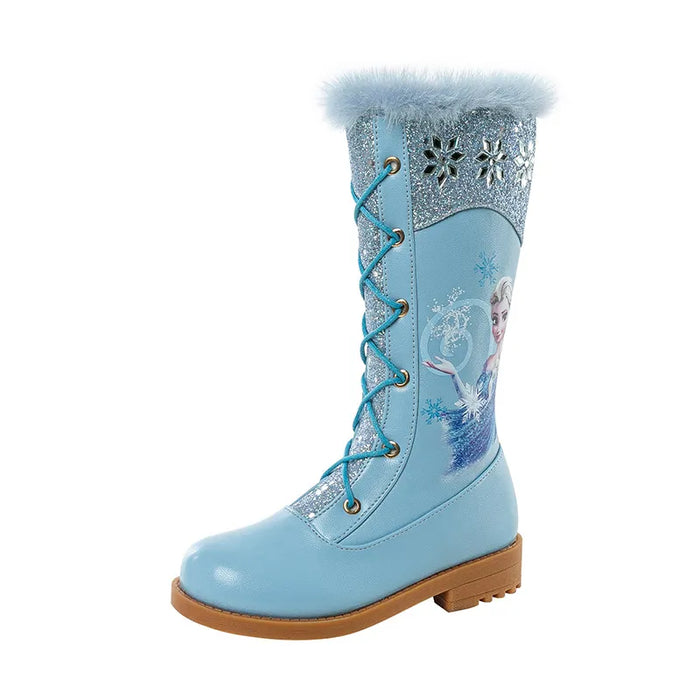 Elsa Print Long Boots