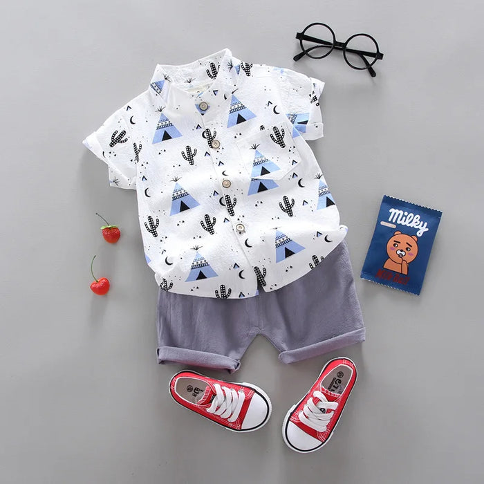 Toddler Feather Themed Summer Outfit