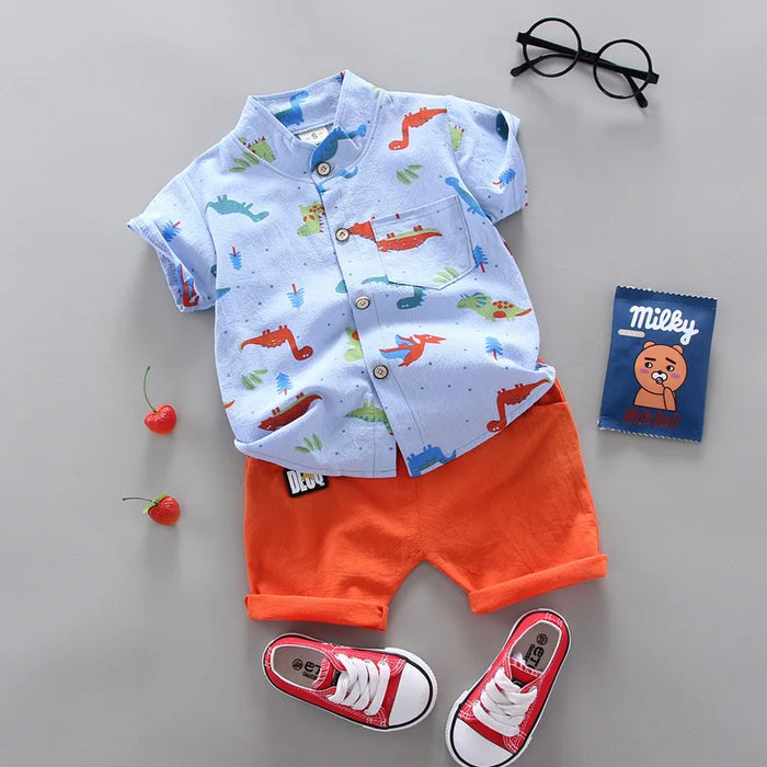 Toddler Feather Themed Summer Outfit