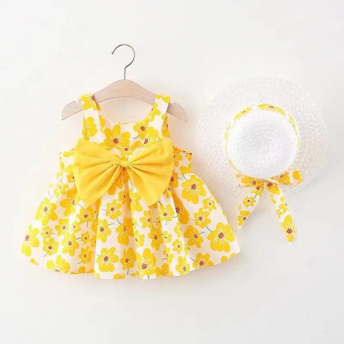 Floral Bow Beach Dress