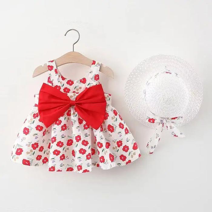 Floral Bow Beach Dress