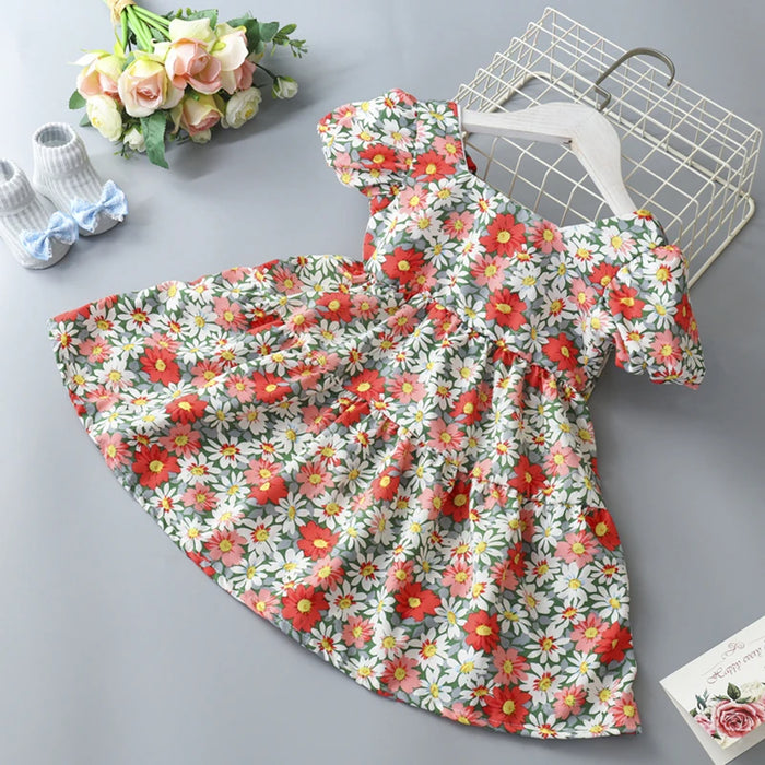 Floral Summer Princess Dress