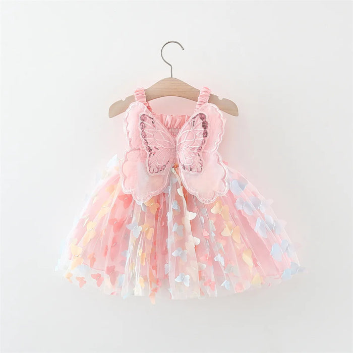 Fluttery Winged Fairy Princess Dress