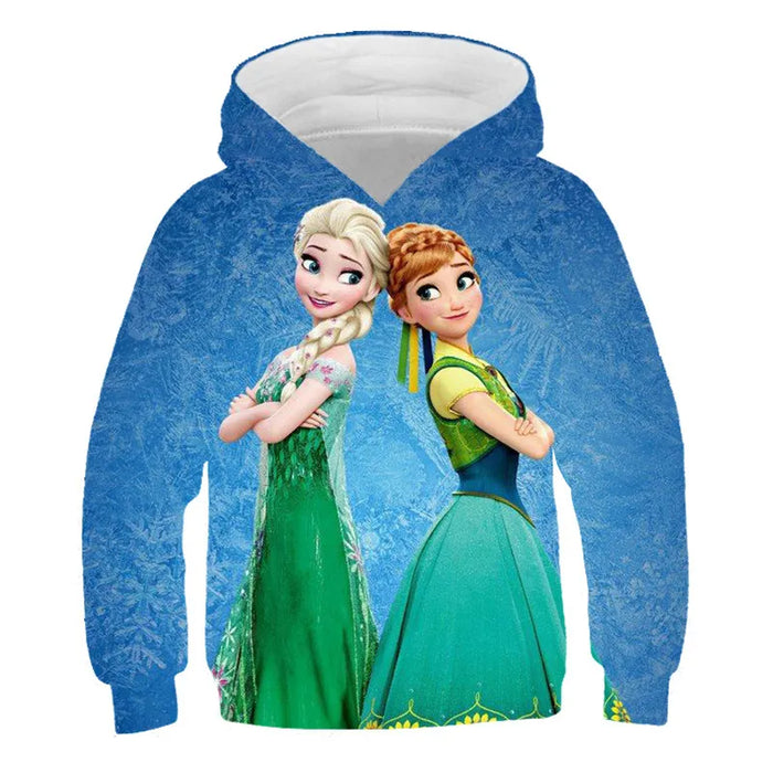 Frozen Anna And Elsa Autumn Hoodie