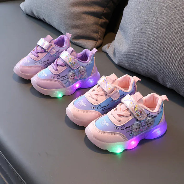 Frozen Elsa Led Sneakers