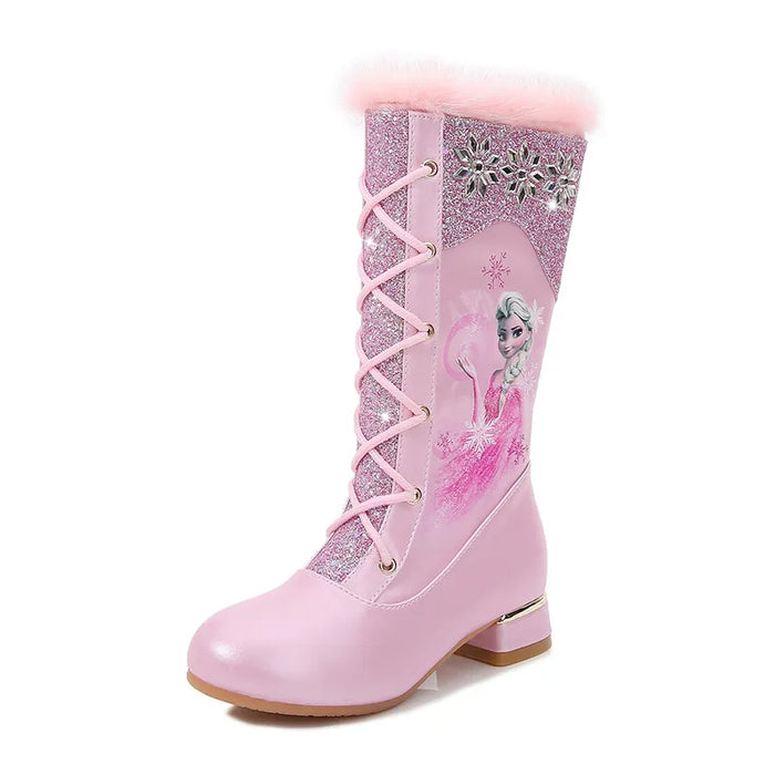 Frozen Elsa Princess Long Boots