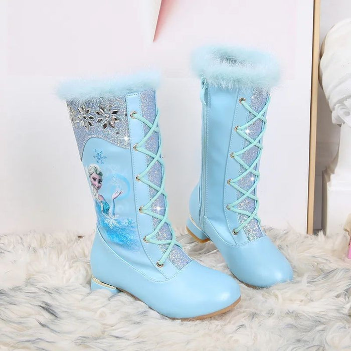 Frozen Elsa Princess Long Boots