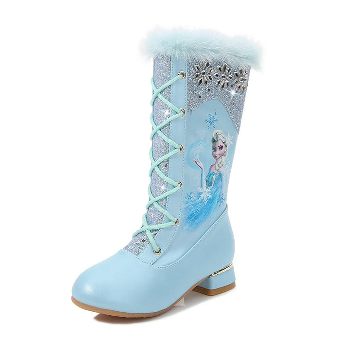 Frozen Elsa Princess Long Boots