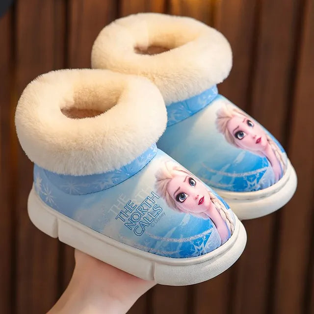 Frozen Princess Elsa Winter Slippers