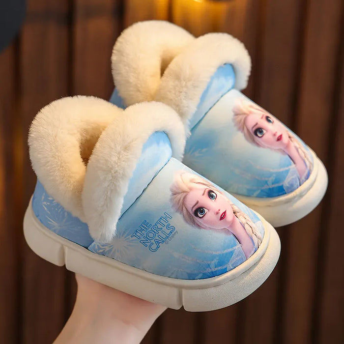 Frozen Princess Elsa Winter Slippers