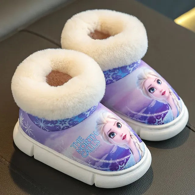 Frozen Princess Elsa Winter Slippers