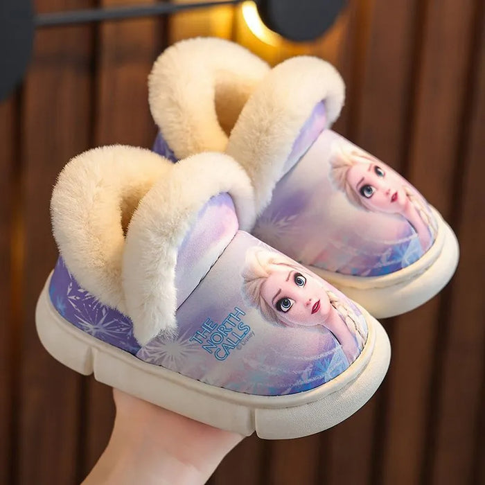 Frozen Princess Elsa Winter Slippers