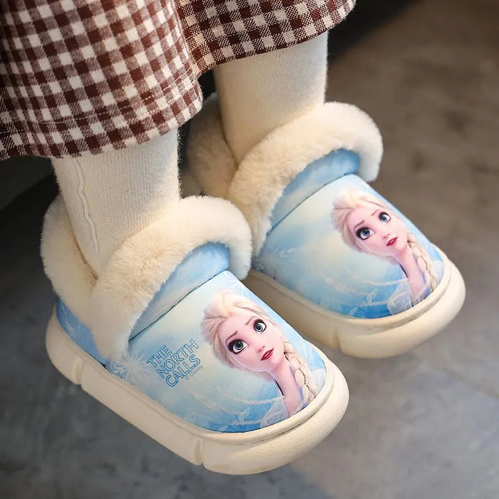 Frozen Princess Elsa Winter Slippers