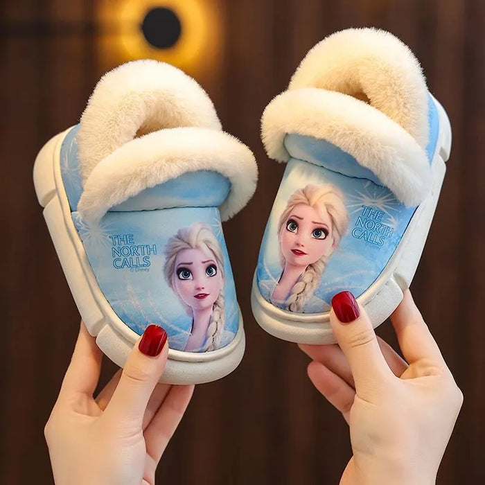 Frozen Princess Elsa Winter Slippers