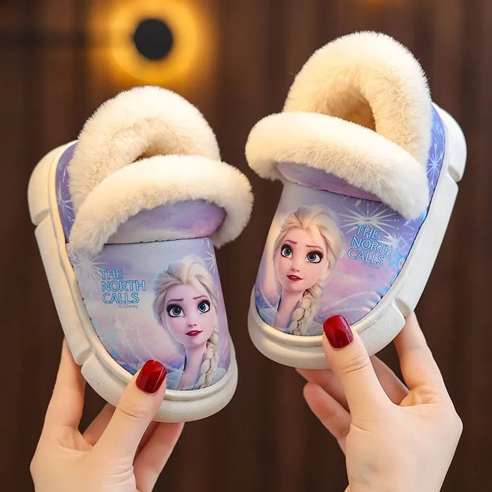 Frozen Princess Elsa Winter Slippers