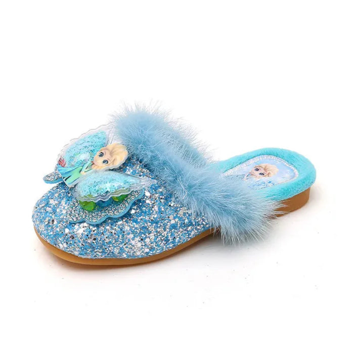 Frozen Princess Elsa Winter Warm Slippers