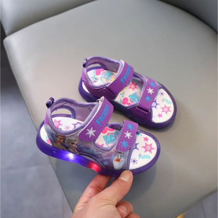 Frozen Princess LED Lighted Casual Sandals