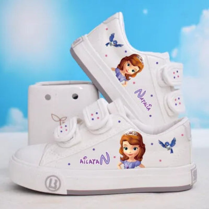 Frozen Princess Sophia Flat Bottom Shoes