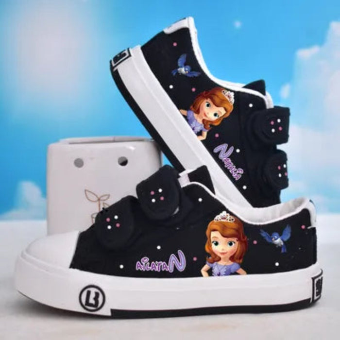 Frozen Princess Sophia Flat Bottom Shoes