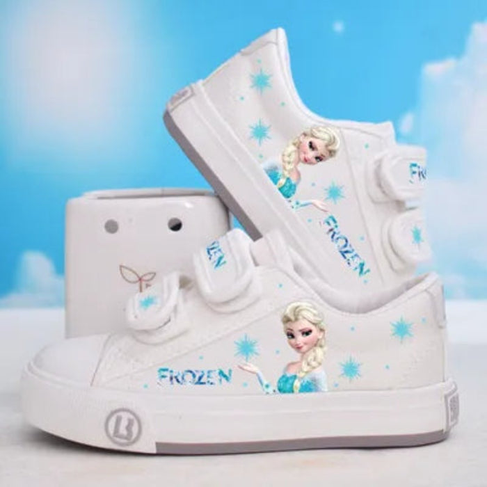 Frozen Princess Sophia Flat Bottom Sneakers