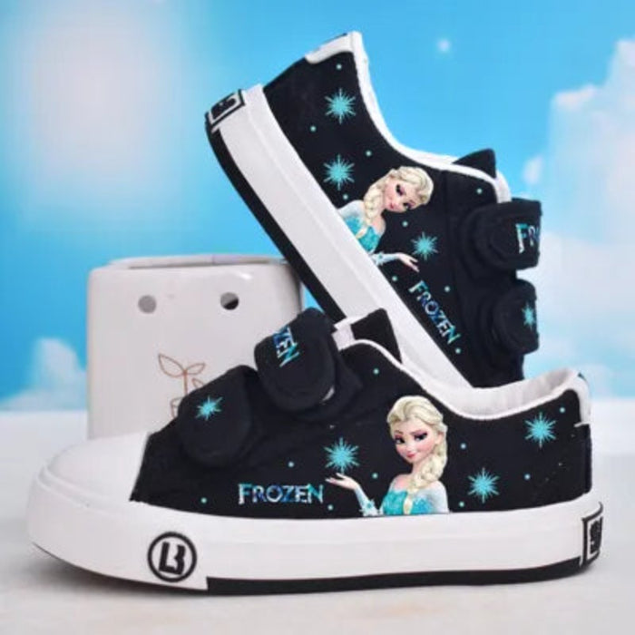 Frozen Princess Sophia Flat Bottom Sneakers