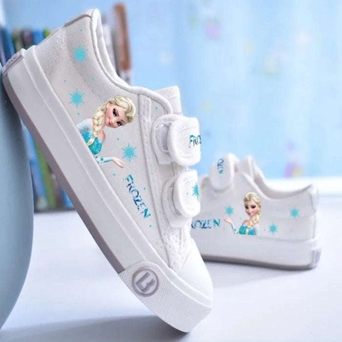 Frozen Princess Sophia Flat Bottom Sneakers