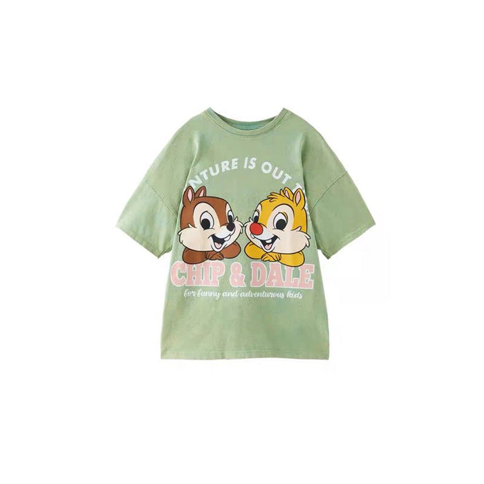 Fun Cartoon Print T Shirt For Kids