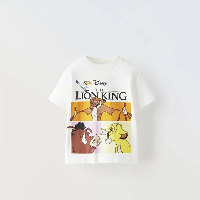 Fun Cartoon Print Tees For Toddlers