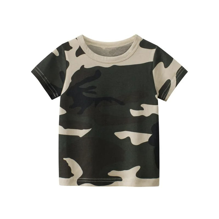 Leaf Letter Print Short Sleeve T Shirt