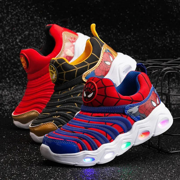 Led Lighted Cartoon Print Casual Shoes