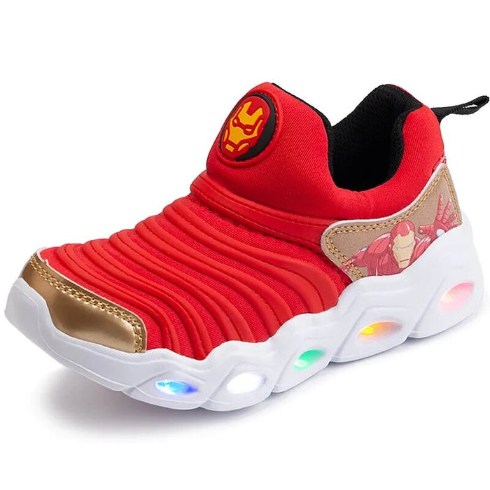 Led Lighted Cartoon Print Casual Shoes