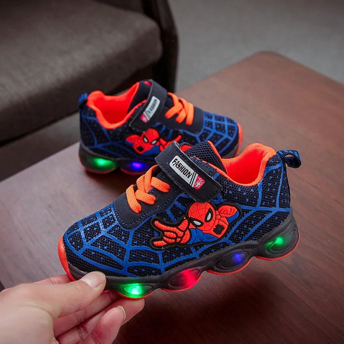 Led Lighting Mesh Running Shoes