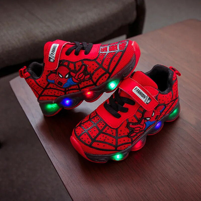 Led Lighting Mesh Running Shoes