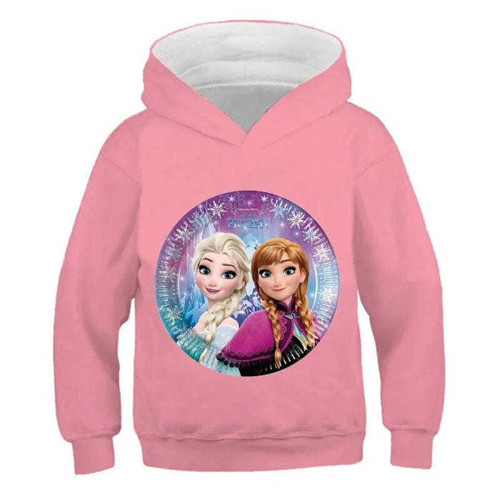 Long Sleeves Frozen Elsa Hoodies