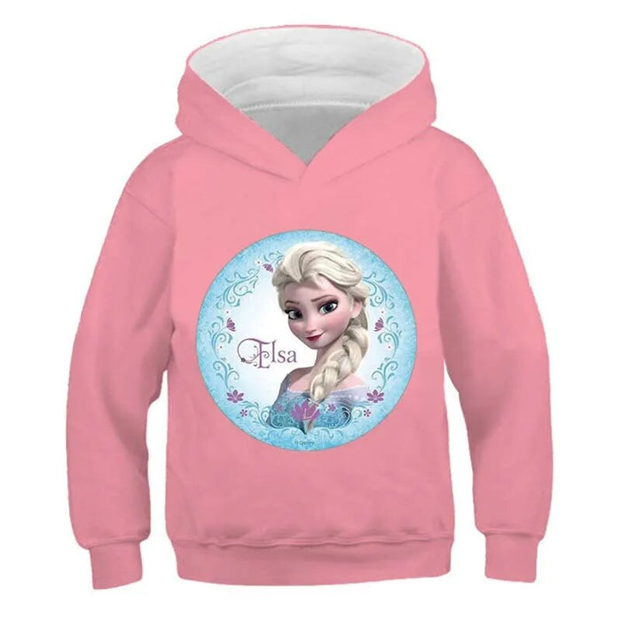 Long Sleeves Frozen Elsa Hoodies