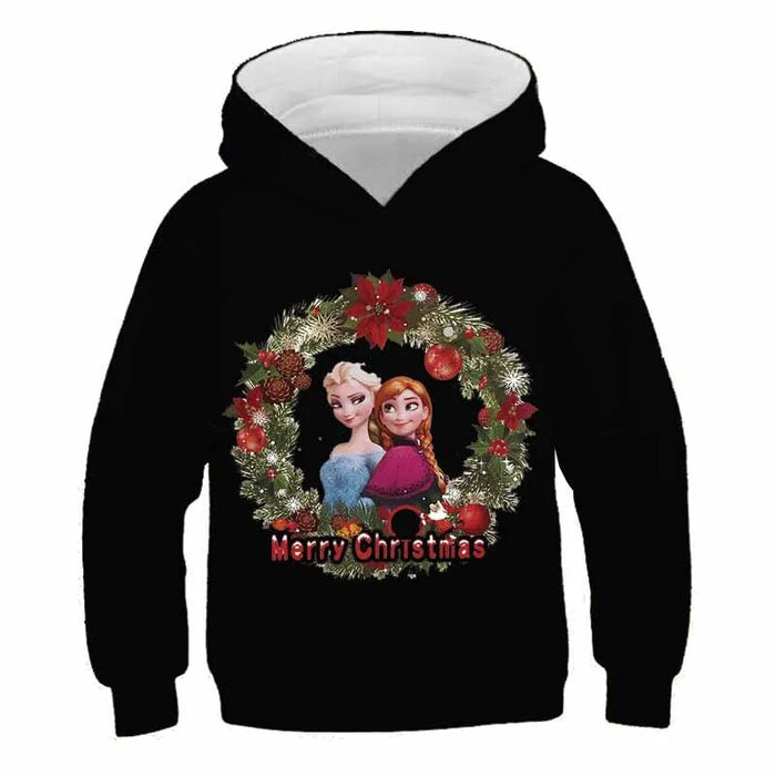 Long Sleeves Frozen Elsa Hoodies