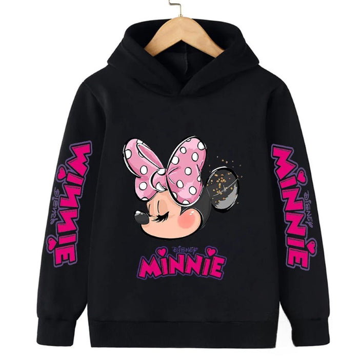 Mickey And Minnie Printed Hoodie