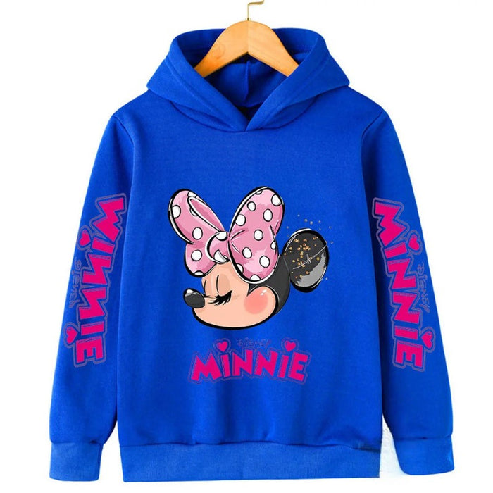 Mickey And Minnie Printed Hoodie