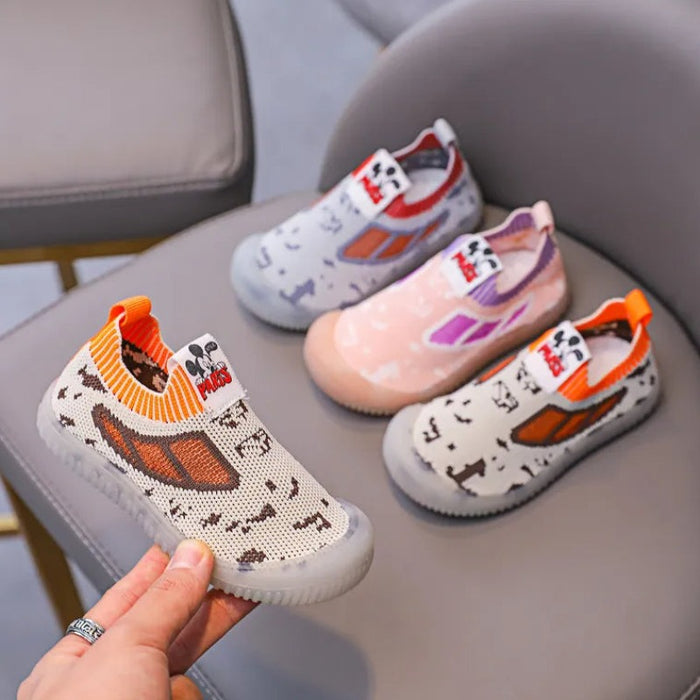 Mickey Cartoon Patterned Casual Shoes