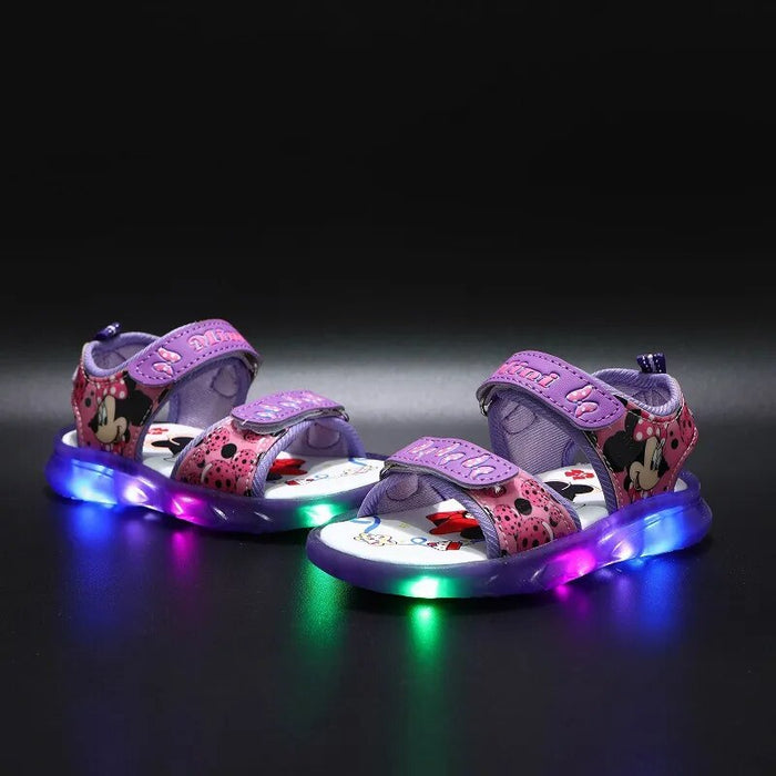 Mickey Minnie LED Light Casual Sandals