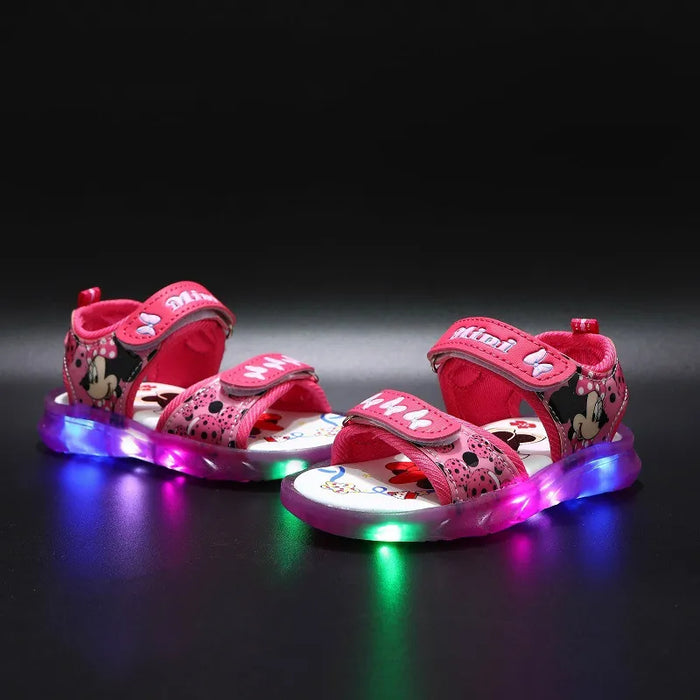 Mickey Minnie LED Light Casual Sandals