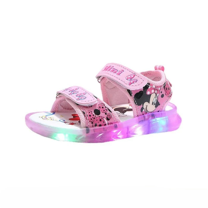 Mickey Minnie LED Light Casual Sandals