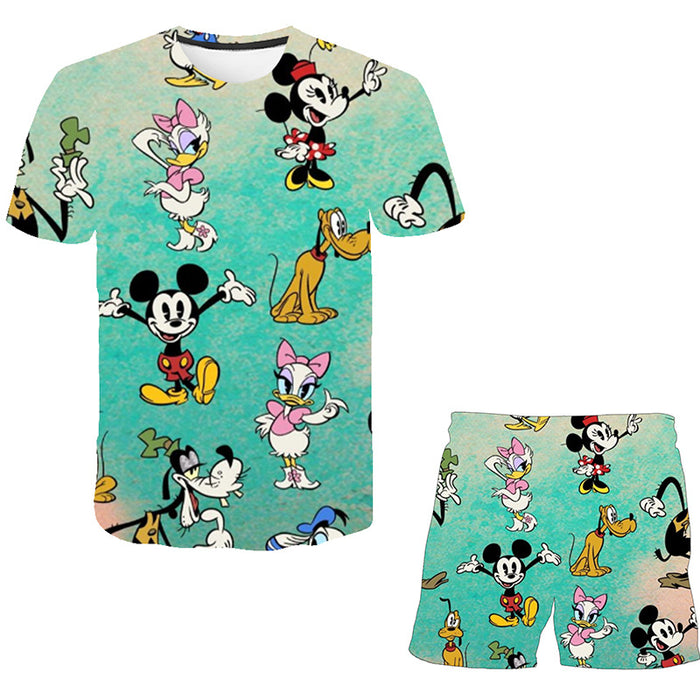 Mickey Mouse Shirt And Shorts Set