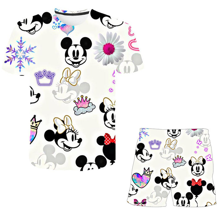 Mickey Mouse Shirt And Shorts Set