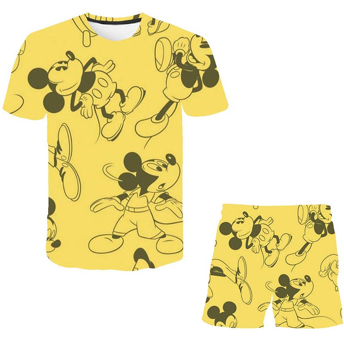 Mickey Mouse Shirt And Shorts Set