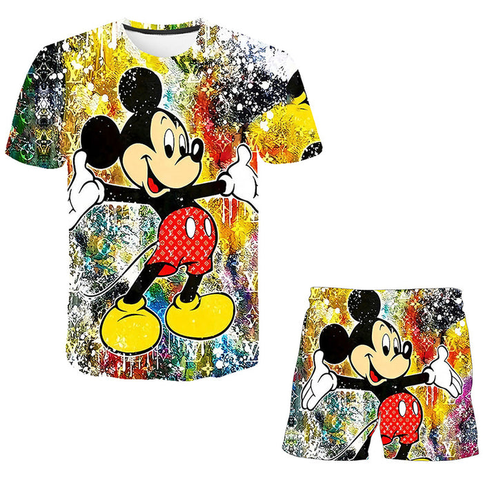 Mickey Mouse Shirt And Shorts Set