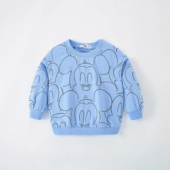 Mickey Print Sweatshirt For Toddlers