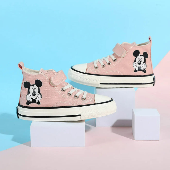 Micky Mouse Printed Lace Up Shoes